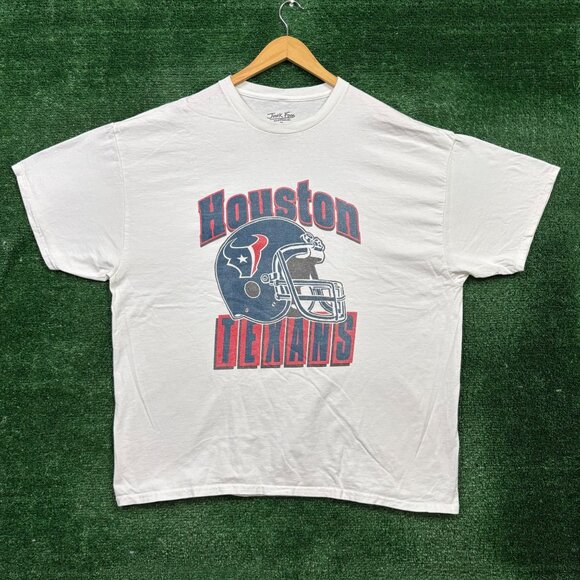 NFL Houston Texans Oversized white T-Shirt Size XL - Picture 1 of 4